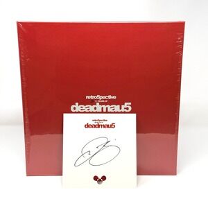 deadmau5 retro5pective Red 5LP Vinyl Box Set Signed Limited To 1000